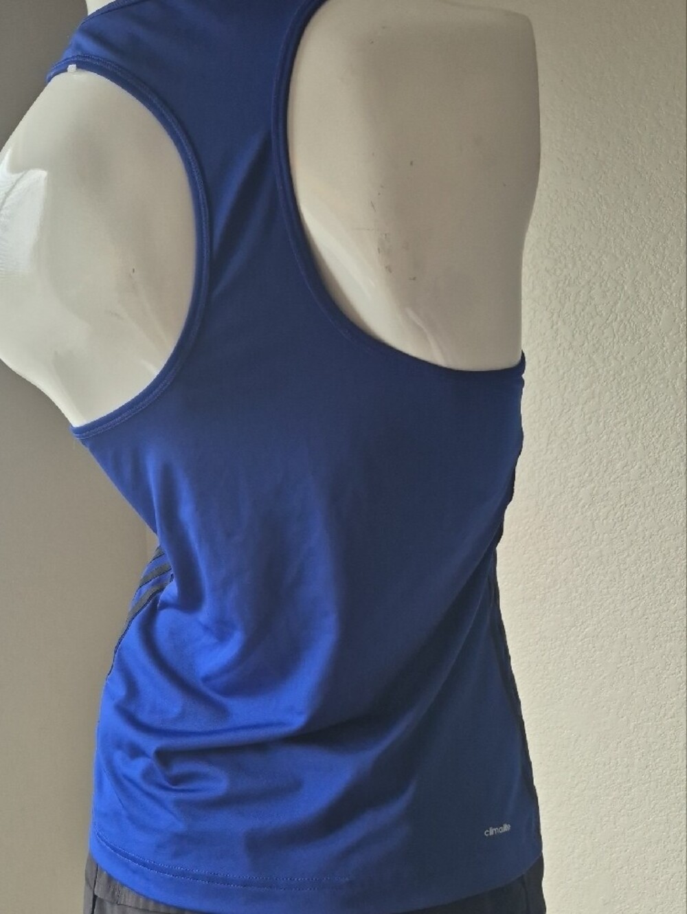 adidas Women’s Royal Blue Racerback One-Piece Swim Top - Picture 4 of 7